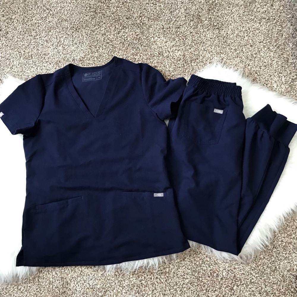 Figs scrubs set xs Navy